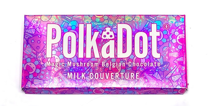 Milk Couverture Polka Dot Mushroom Chocolate