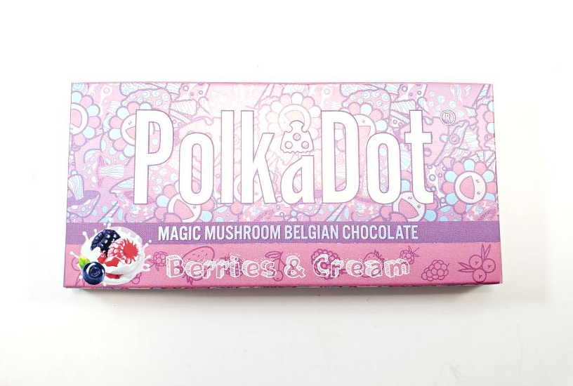 PolkaDot Berries and Cream chocolate bars
