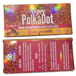 PolkaDot Pomegranate Chocolate Bars