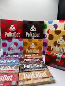 Polka Dot chocolate bars 