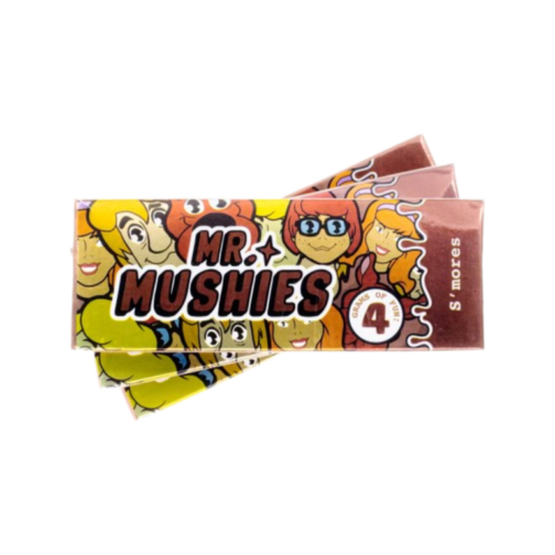 mr mushies s'mores mushroom chocolate bars