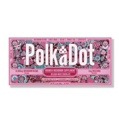 Polkadot chocolate: Chocolate Cherry Cordial Bar