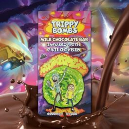 Trippy Bombs | Milk Chocolate Bar | 6000mg Psilocybin By Trippy Flip